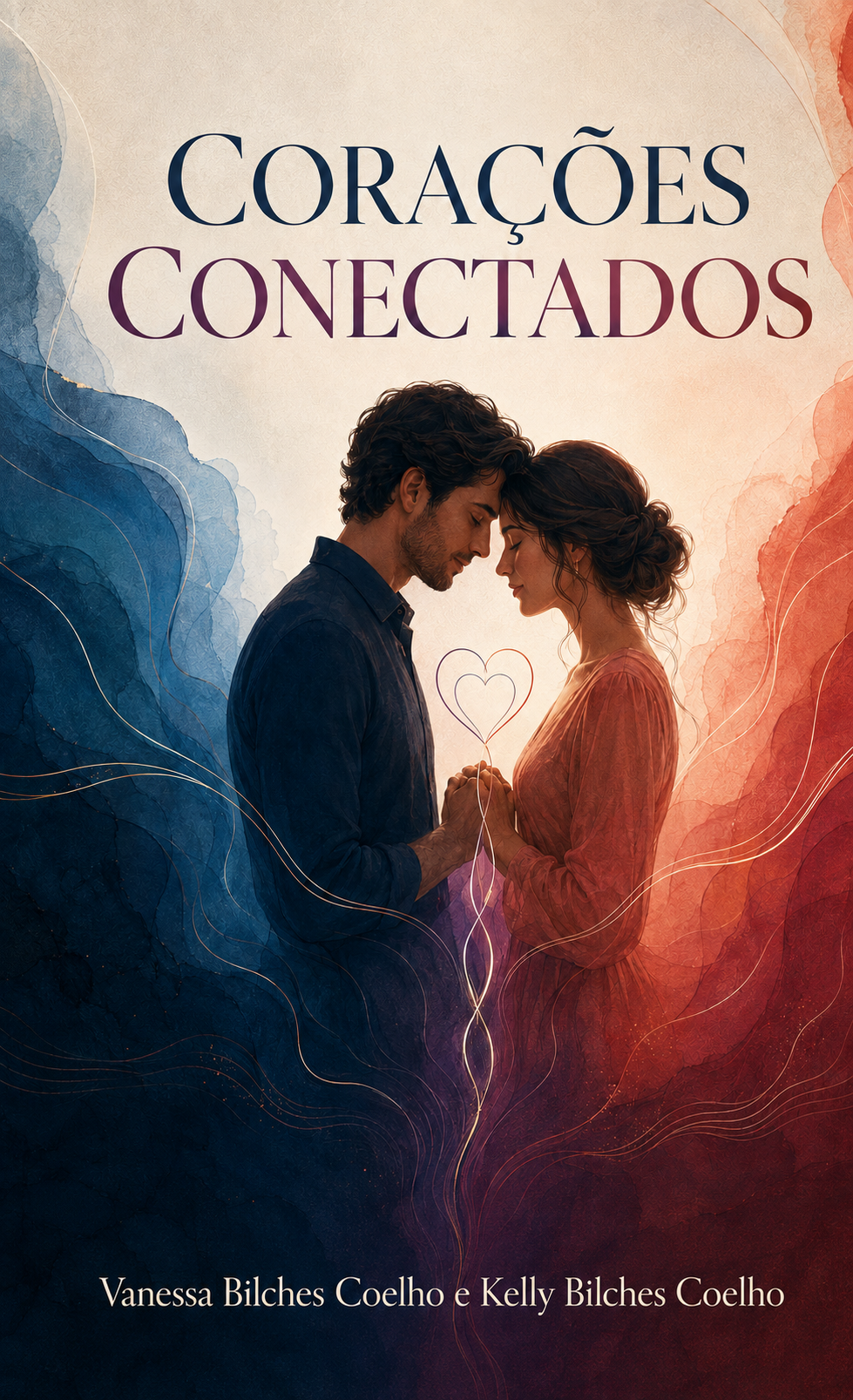 Capa do eBook Corações Conectados, de Vanessa Bilches Coelho e Kely Bilches Coelho